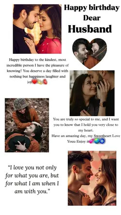 Husband birthday