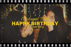BIRTHDAY 17 AUGUST
