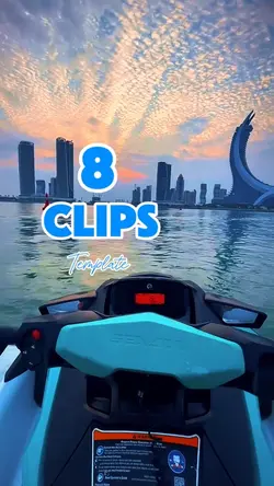 8 clips template 