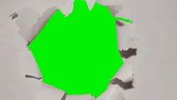 Paper crumpled templ