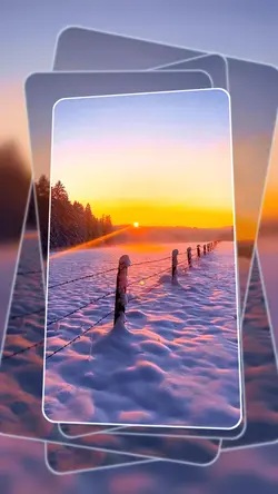 winter sunset