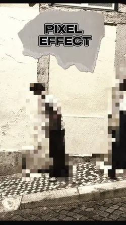 Pixel blur effect