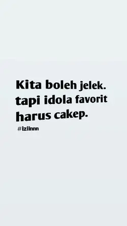 Kita boleh jelek 