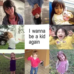 A kid again