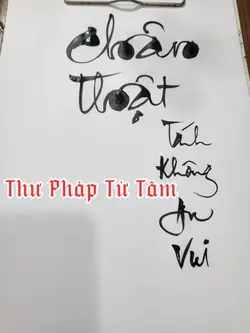 Mẫu chữ thư pháp