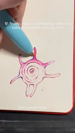 Tuto blend pen 1min