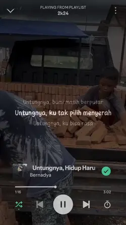 spotify lirik video