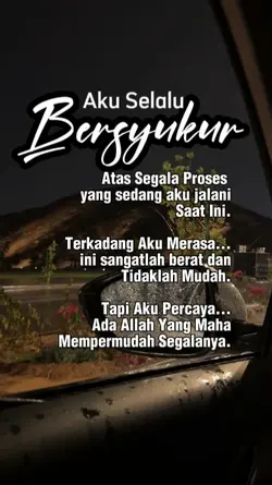Aku Selalu Bersyukur