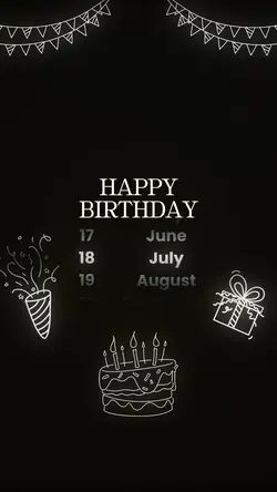 18 July 2025birthday