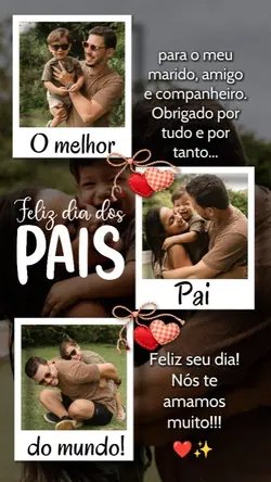 FELIZ DIA DOS PAIS 
