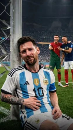 Lionel Messi nangis