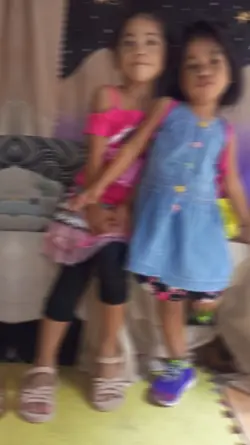 Flexing My daughters