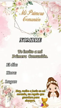 Primera Comunión tar