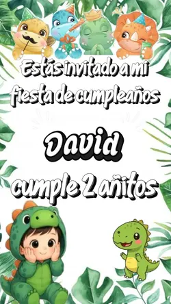 invitación de cumple