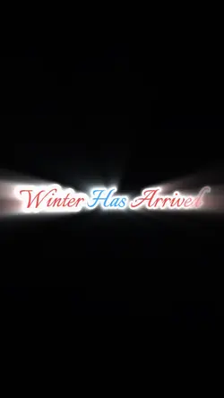 Winter has arrived 