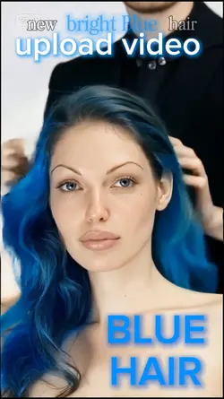 BLUE HAIR COLOUR NEW