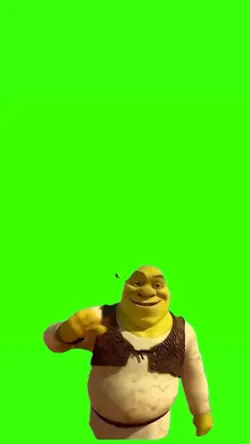 Shrek walking meme
