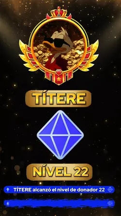 NÍVEL 22 DE DONADOR 