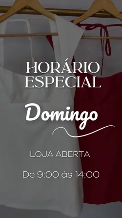 loja aberta domingo