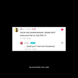 my comments core