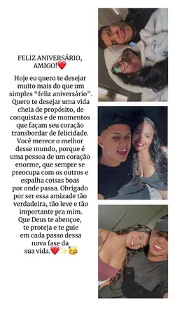 parabéns amigo
