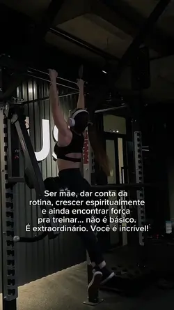 Mãe que treina