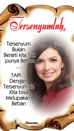 tersenyumlah