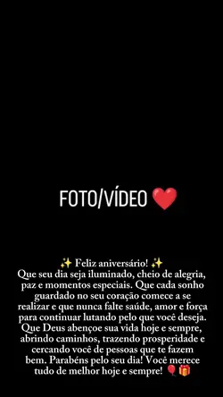Feliz aniversário 
