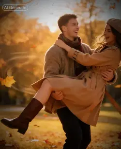 AI Autumn Couple