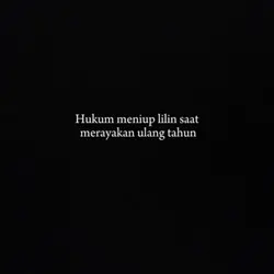 hukum meniup lilin
