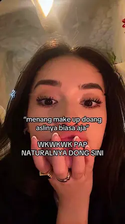 menang make up doang
