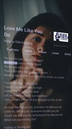 3D lyrics 