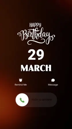 HBD 29 MARCH 2026