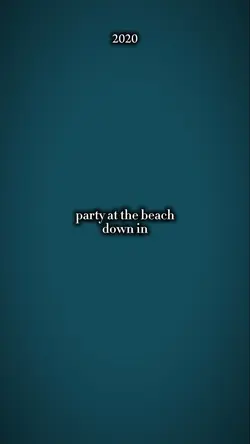 party at the beach