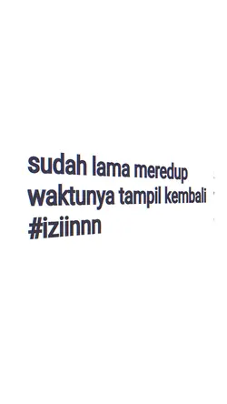 SUDAH LAMA MEREDUP 