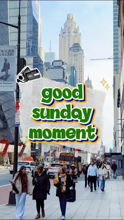 good Sunday moment