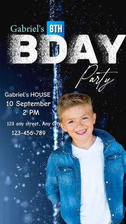 birthday invitation