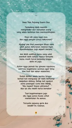 menanti Garis dua 