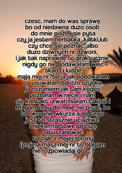 prosze przestac