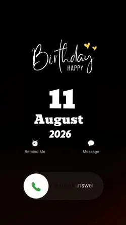 Hbd 11 August 2026 