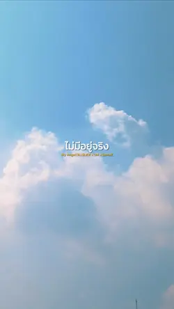 ฉันคิดว่าเธอไม่มี