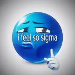 i feel so sigma