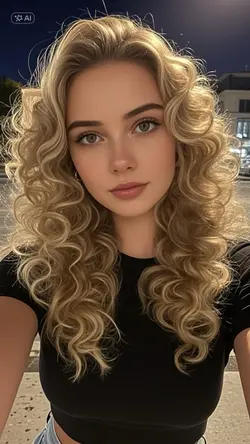 Curly hair