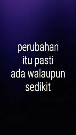 perubahan itu pasti 