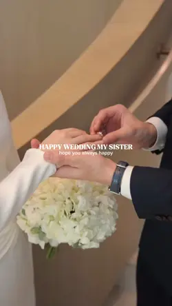 happy wedding sister
