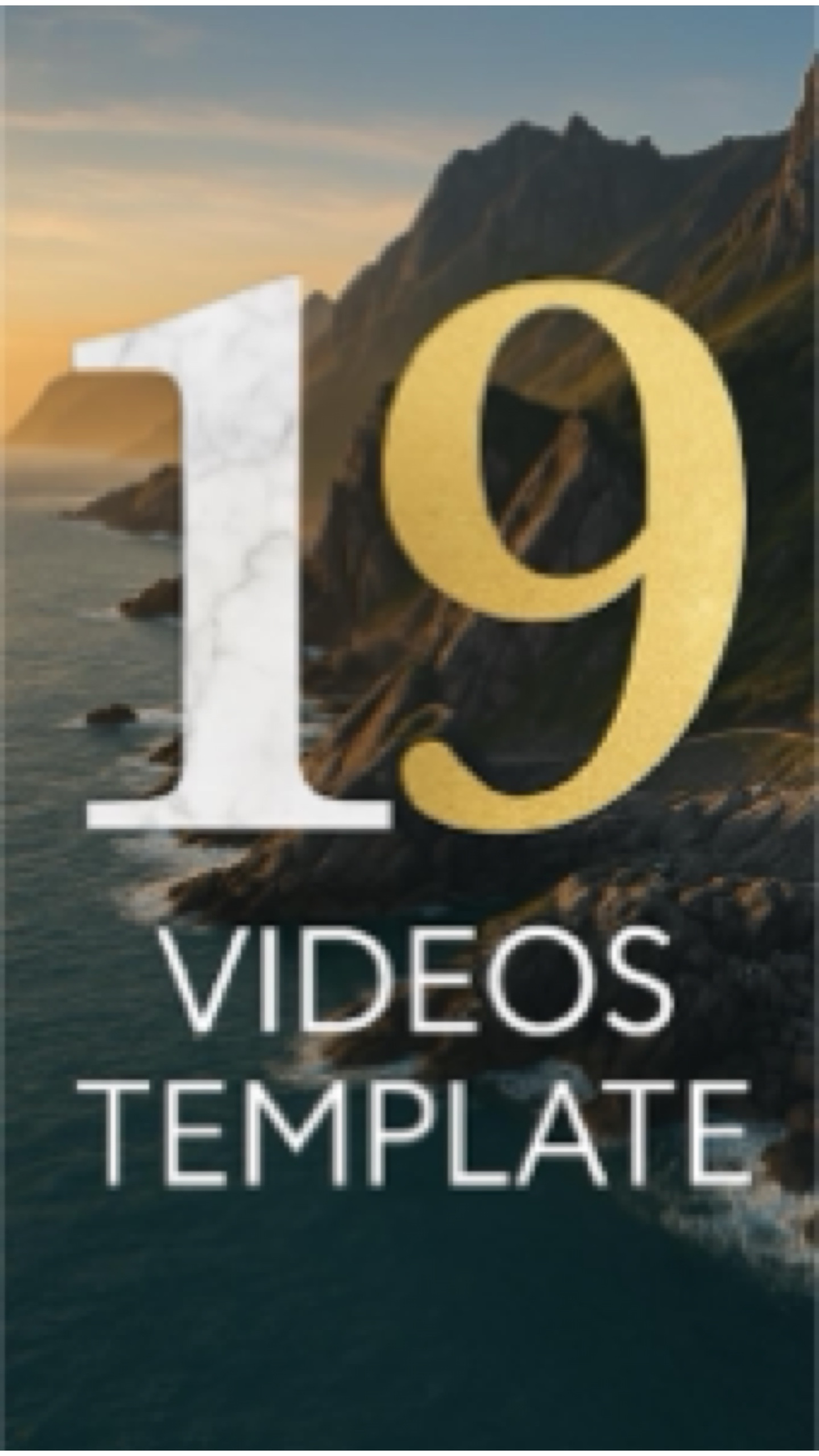 capcut template cover