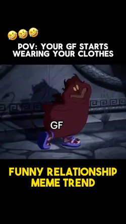 Gf wearing clothes😂