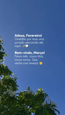 Bem-vindo Março