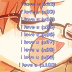 I love you 100×