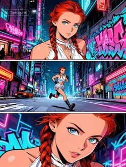 Hero Manga Panel